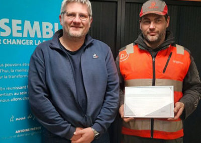 Thibaut, agent Clientèle chez Veolia