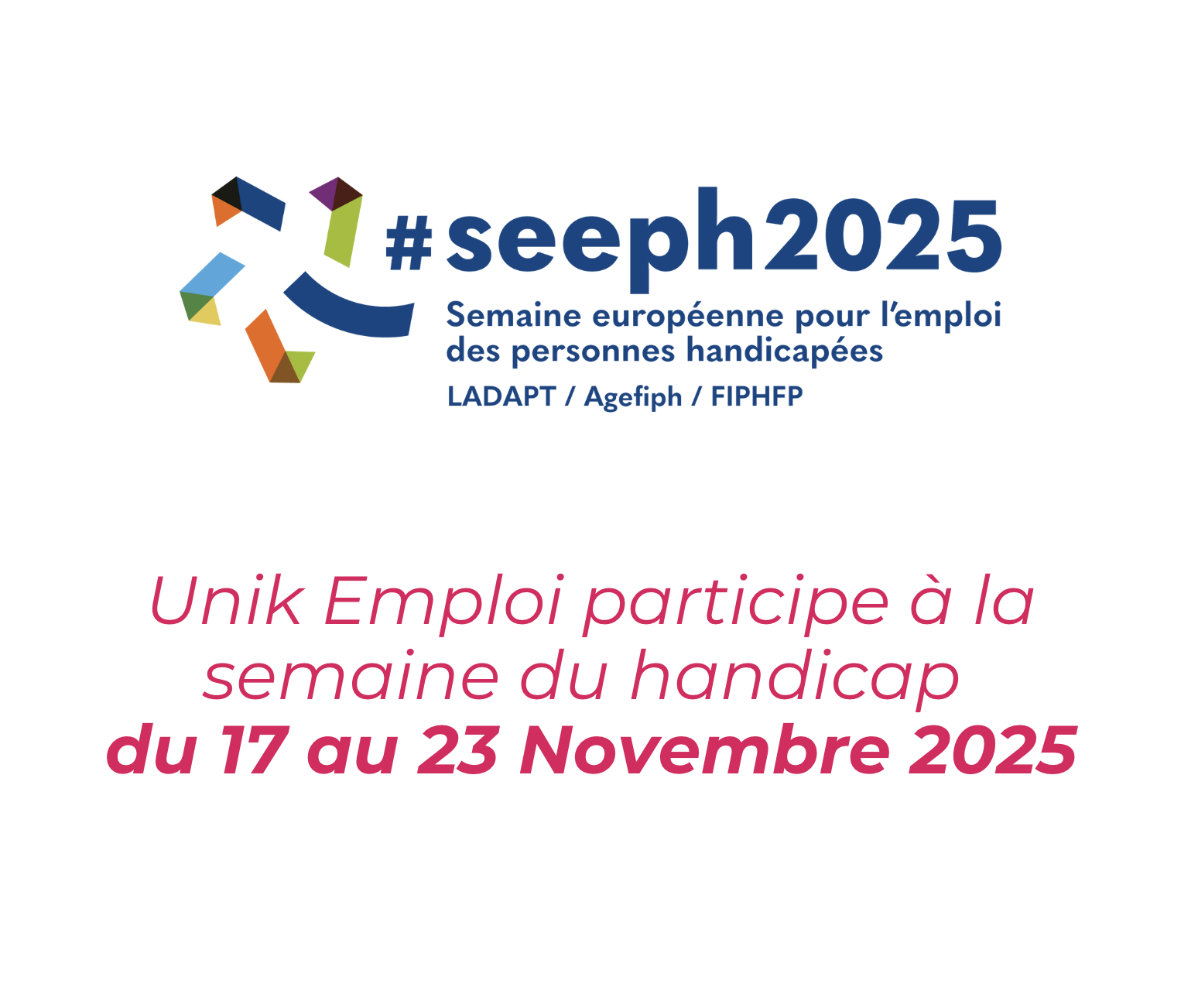 Semaine européenne pour l'emploi des personnes handicapéees